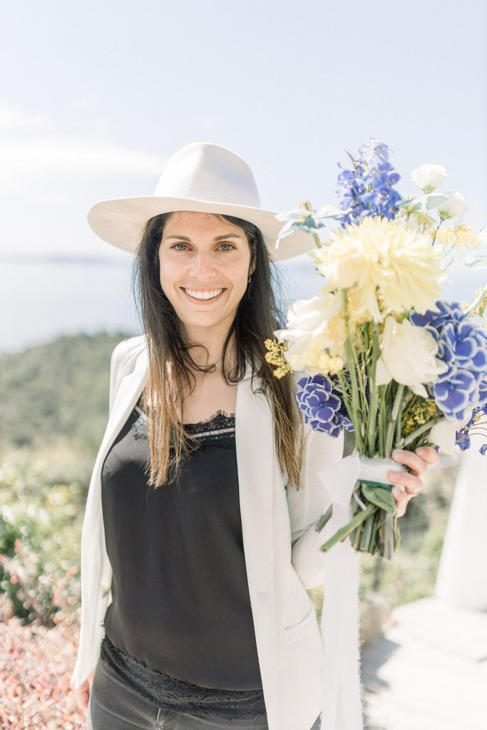 wedding day in Provence with view