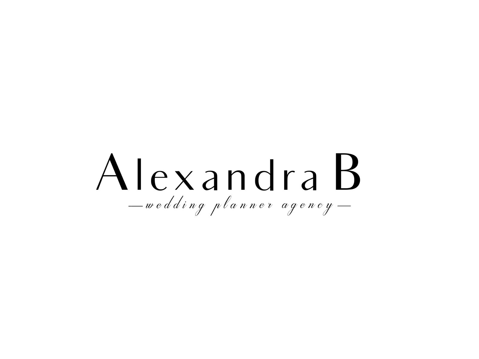 Logo Alexandra B Wedding Agency